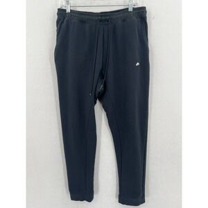 Nike Sportswear Modern Jogger Pants Mens Size XL Black Swoosh Logo Terry Cloth